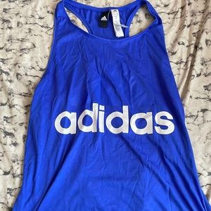 New adidas blue women’s small tank top